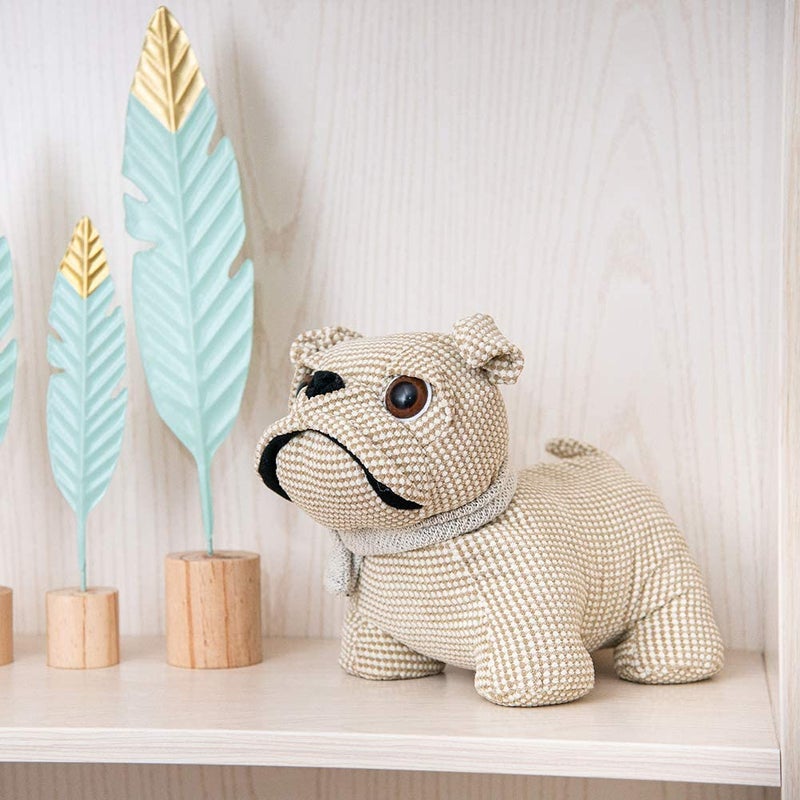 Marwood Cute Door Stopper Decorative Door Stops for Home and Office, Bulldog Weighted Interior Doorstop Fabric Stuffed Animal Door Stopper Floor Decorative - Image 5
